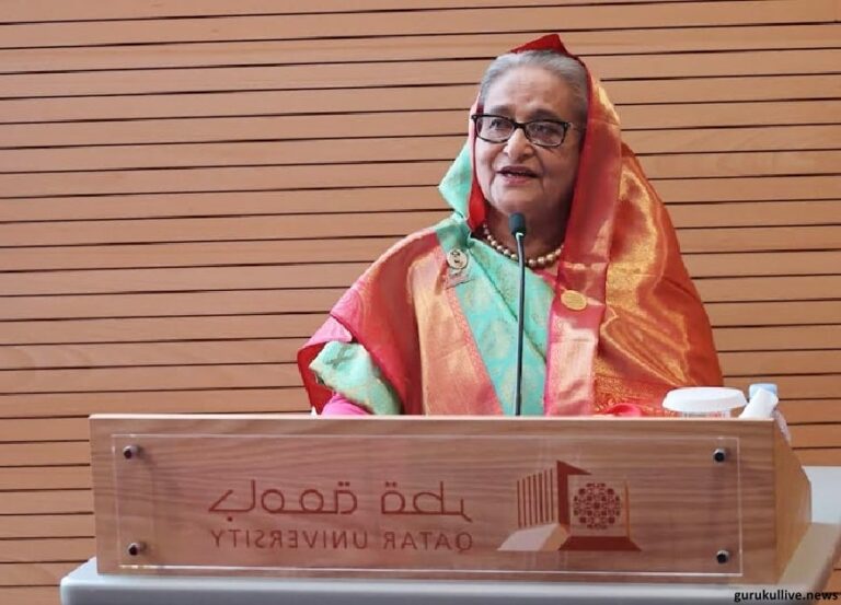 পরিবর্তনের কারিগর হোন : কাতার বিশ্ববিদ্যালয়ের শিক্ষার্থীদের প্রতি প্রধানমন্ত্রী
